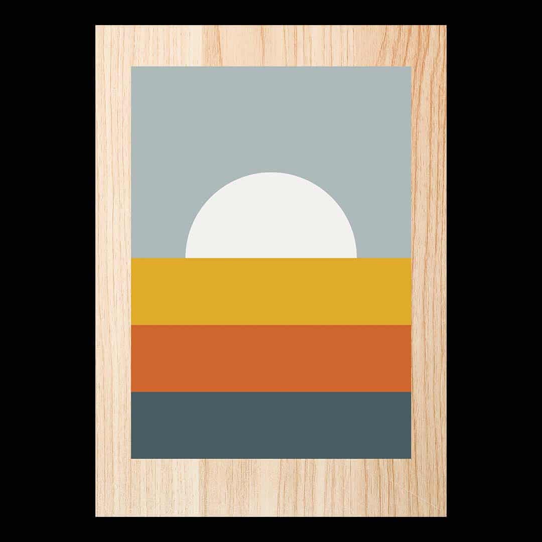 Cuadro de madera de la serie Sunshine