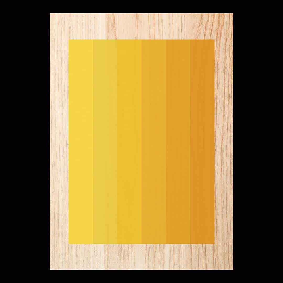 Cuadro de madera Yellow Lines.