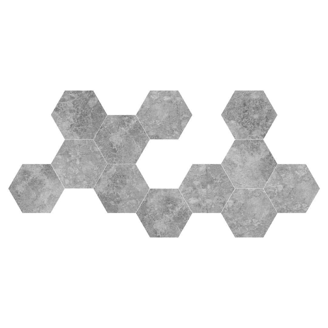 producto hexágonos decorativos hexa Stone