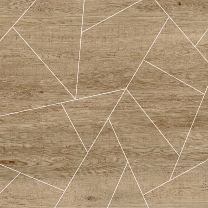 Detalle de la alfombra vinílica madera Heidal