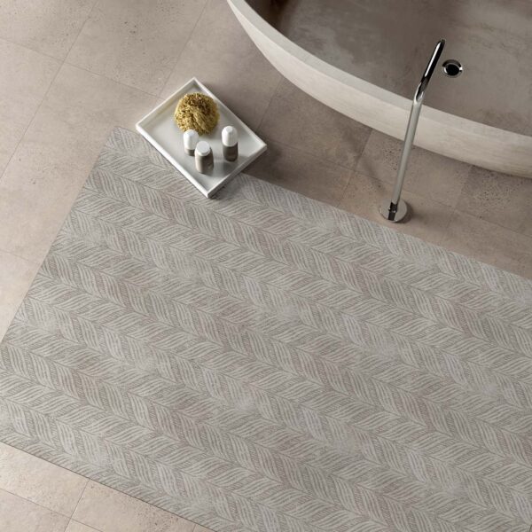 Alfombra de vinilo Nibe Beige